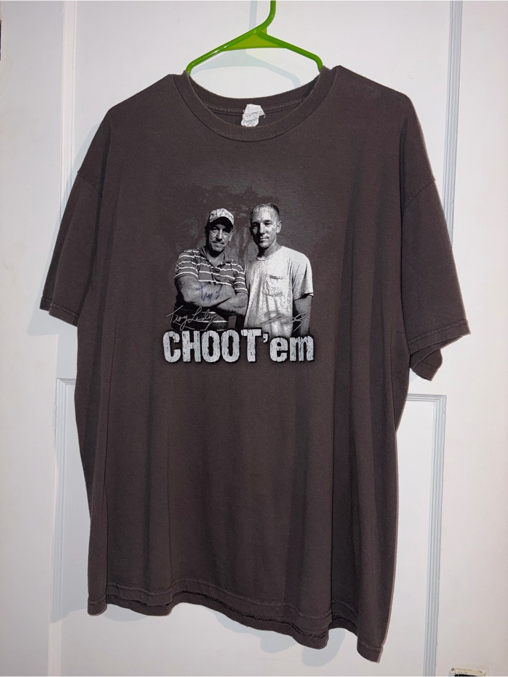 CHOOt'em swam people autographed Troy graphic Tee -Men's Short Sleeve Shirt
